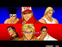 une photo d'Ã©cran de The King of Fighters 95 sur Sega Saturn